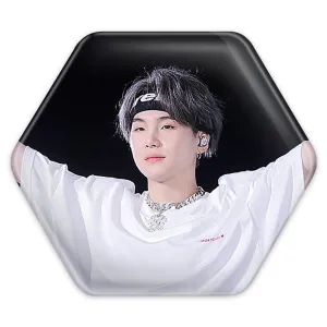 پیکسل شش ضلعی شوگا Suga گروه بی تی اس BTS
