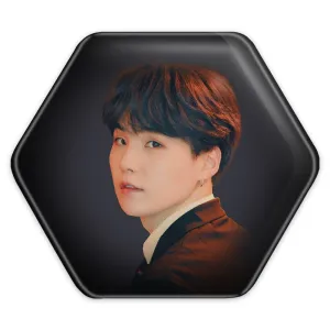 پیکسل شش ضلعی شوگا Suga گروه بی تی اس BTS