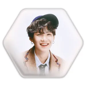 پیکسل شش ضلعی شوگا Suga گروه بی تی اس BTS