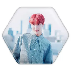 پیکسل شش ضلعی جی هوپ J Hope گروه بی تی اس BTS