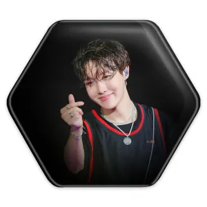 پیکسل شش ضلعی جی هوپ J Hope گروه بی تی اس BTS