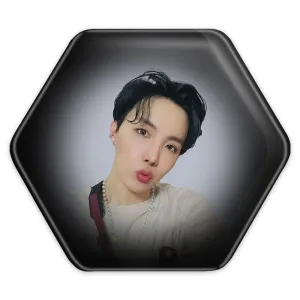 پیکسل شش ضلعی جی هوپ J Hope گروه بی تی اس BTS