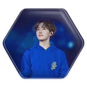 پیکسل شش ضلعی جی هوپ J Hope گروه بی تی اس BTS