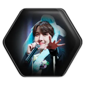 پیکسل شش ضلعی جی هوپ J Hope گروه بی تی اس BTS
