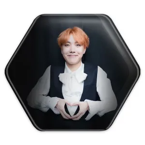 پیکسل شش ضلعی جی هوپ J Hope گروه بی تی اس BTS