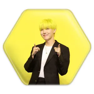پیکسل شش ضلعی جی هوپ J Hope گروه بی تی اس BTS