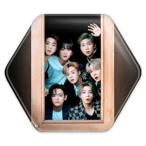 پیکسل شش ضلعی گروه بی تی اس BTS