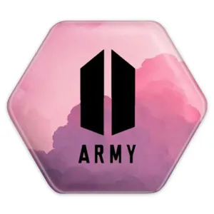 پیکسل شش ضلعی گروه بی تی اس BTS