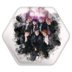 پیکسل شش ضلعی گروه بی تی اس BTS