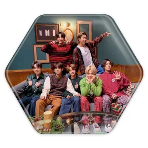 پیکسل شش ضلعی گروه بی تی اس BTS