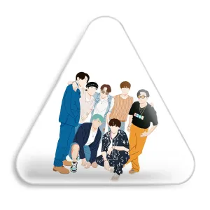 پیکسل مثلثی گروه بی تی اس BTS