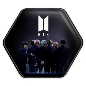 پیکسل شش ضلعی گروه بی تی اس BTS