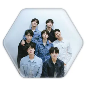 پیکسل شش ضلعی گروه بی تی اس BTS