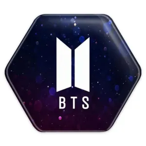 پیکسل شش ضلعی گروه بی تی اس BTS
