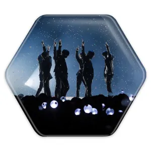 پیکسل شش ضلعی گروه بی تی اس BTS