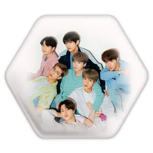 پیکسل شش ضلعی گروه بی تی اس BTS