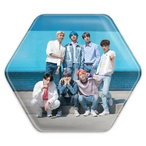 پیکسل شش ضلعی گروه بی تی اس BTS