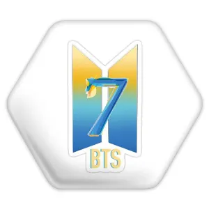 پیکسل شش ضلعی گروه بی تی اس BTS