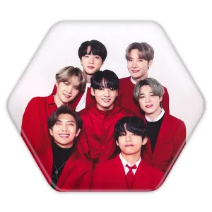 پیکسل شش ضلعی گروه بی تی اس BTS