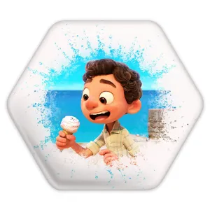 پیکسل شش ضلعی انیمیشن لوکا Luca