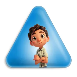 پیکسل مثلثی انیمیشن لوکا Luca