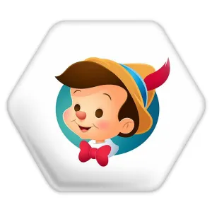 پیکسل شش ضلعی پینوکیو Pinocchio