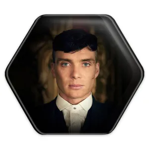 پیکسل شش ضلعی کیلین مورفی سریال پیکی بلایندرز Peaky Blinders