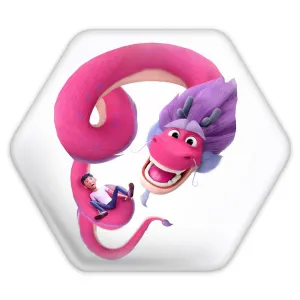 پیکسل شش ضلعی اژدهای آرزو Wish Dragon