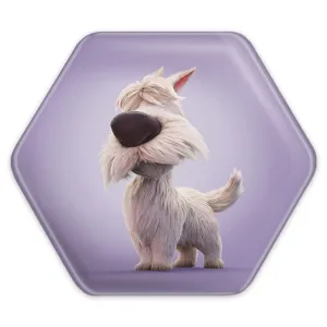 پیکسل شش ضلعی صد درصد گرگ Wolf 100%