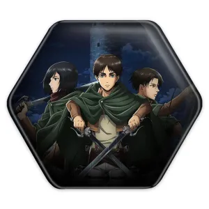 پیکسل شش ضلعی انیمه اتک آن تایتان Attack on Titan