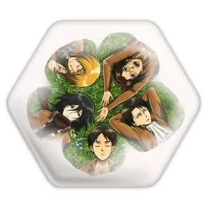 پیکسل شش ضلعی انیمه اتک آن تایتان Attack on Titan