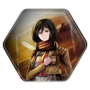 پیکسل شش ضلعی میکسا انیمه اتک آن تایتان Attack on Titan