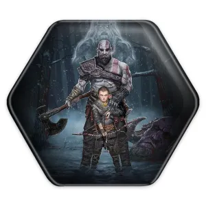 پیکسل شش ضلعی خدای جنگ God Of War