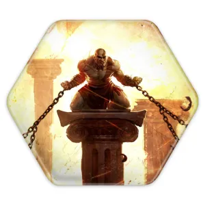 پیکسل شش ضلعی خدای جنگ God Of War