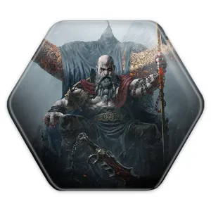 پیکسل شش ضلعی خدای جنگ God Of War