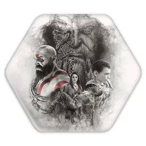 پیکسل شش ضلعی خدای جنگ God Of War