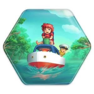 پیکسل شش ضلعی انیمه پونیو Ponyo