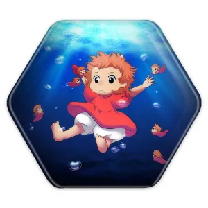 پیکسل شش ضلعی انیمه پونیو Ponyo