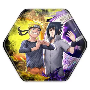 پیکسل شش ضلعی اوزوماکی و ساسکه انیمه ناروتو Naruto