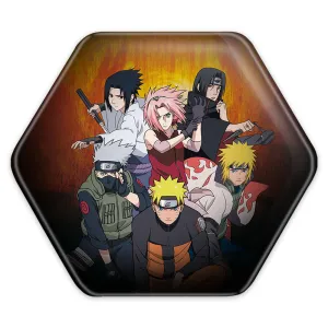 پیکسل شش ضلعی انیمه ناروتو Naruto