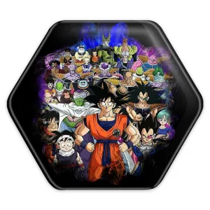 پیکسل شش ضلعی انیمه دراگون بال Dragon Ball