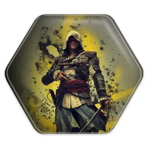 پیکسل شش ضلعی اساسینز کرید Assassin's Creed