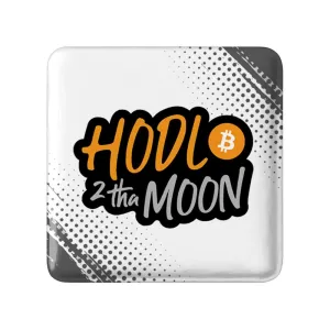 پیکسل مربعی HODL Bitcoin 2 The Moon