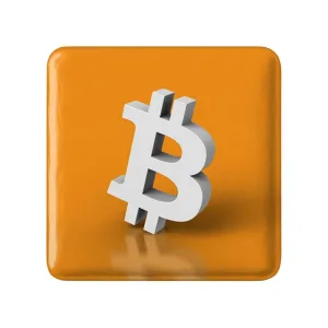 پیکسل مربعی ارز دیجیتال بیت کوین