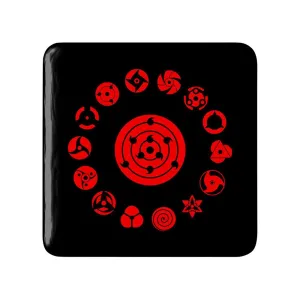 پیکسل مربعی شارینگان ها انیمه ناروتو Naruto