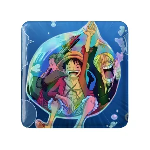 پیکسل مربعی لوفی و سانجی و زورو انیمه وان پیس One Piece