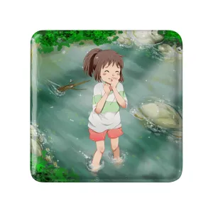 پیکسل مربعی چیهیرو و هاکو انیمه شهر اشباح  Spirited Away