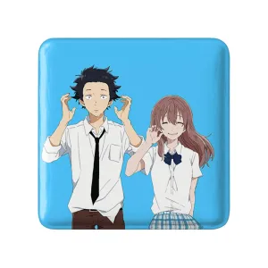 پیکسل مربعی شوکو نیشیمیا و شویا ایشیدا انیمه سایلنت ویس A Silent Voice