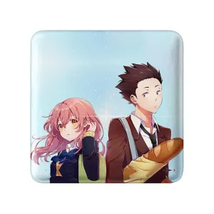 پیکسل مربعی شوکو نیشیمیا و شویا ایشیدا انیمه سایلنت ویس A Silent Voice