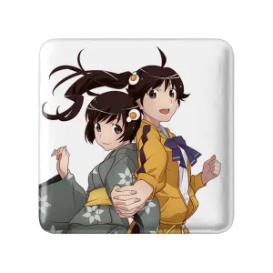 پیکسل مربعی کارن و سوکیهی اراراگی انیمه مونوگاتاری